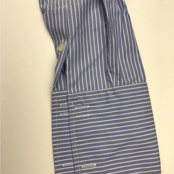 Tasso Elba Dress Shirt Long Sleeves Sz L pre owned good condition Cotton - Picture 11 of 12